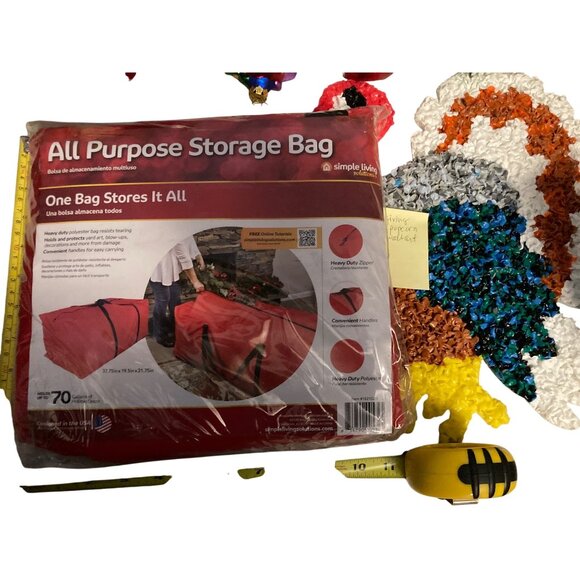 Simple Living Solutions All Purpose Storage Bag Organizing Christmas Holiday - Picture 3 of 5